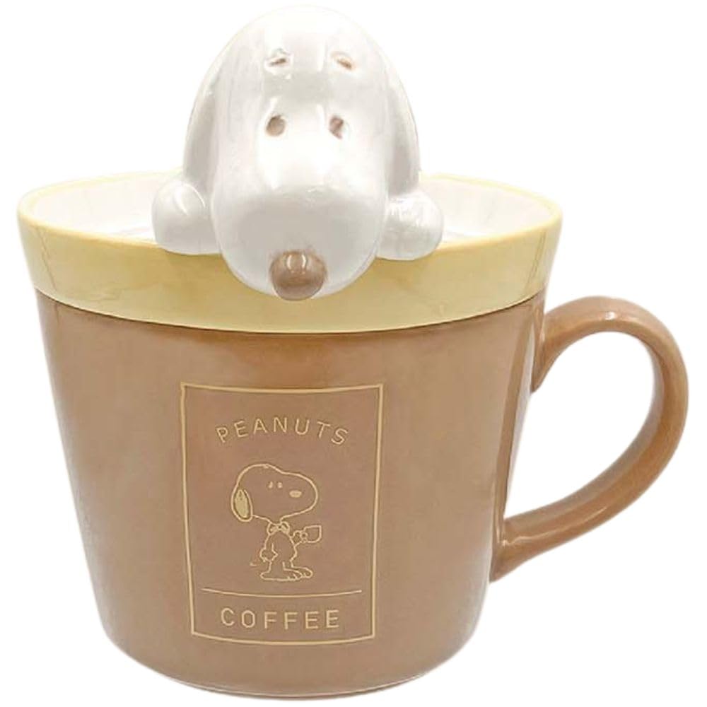 Amazon.co.jp: マリモクラフト SNOOPY ラテアートマグ ブラウン