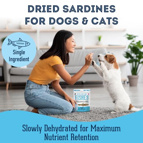 Image of Granville Island Dehydrated Sardines Dog & Cat Treats (14 oz, Pack of 1)