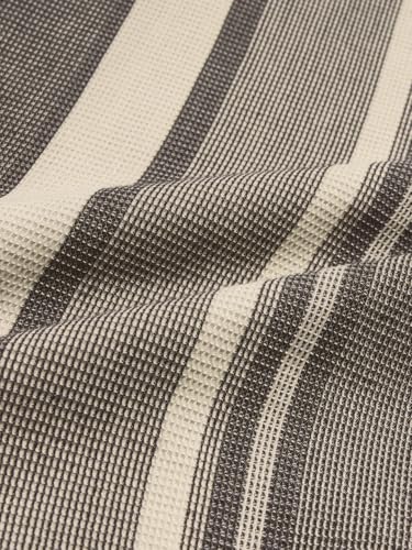 Image of The Souled Store Stripes: Men and Boys Long Sleeve Collared Neck Button Down Cotton Textured Shirts for Men