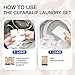 Clearalif All in One Laundry Detergent Sheets Kit, Fresh Linen Scent, 160 Loads Laundry Sheets + 160 Drying Sheets, Laundry Set Great for Travel, Softener Sheets Eco Package Friendly & Hypoallergenic