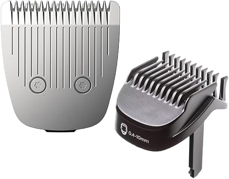 Replacement Clipper Blade + Limit Comb for Philips BT5502 / BT5522 Beard Trimmer - Hair Groomer and Mustache Shaver Accessories