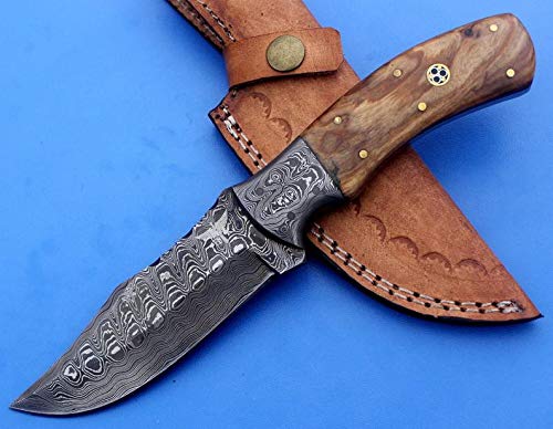 KE-0358-HK Custom Handmade Damascus Knives 8.5