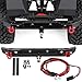 RC Car Bumper, Metal Rear Bumper with D-Rings for Axial SCX10 III AXI03007 1/10 RC Car Model