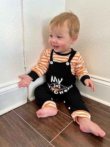 VINUOKER 3pcs Baby Boy Halloween Thanksgiving Day Christmas Outfits Set2