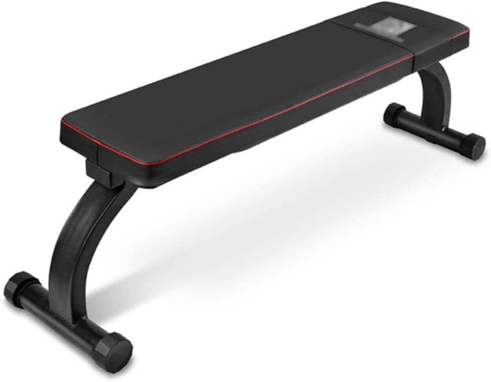 Dumbbell Bench, Gym, Multi-functional Fitness Equipment, Large Flat Stool, Home Folding Dumbbell Fitness Stool Color Black, Size 45.9 x 16.9 x 13.0 inches 114 x 43 x 33 cm