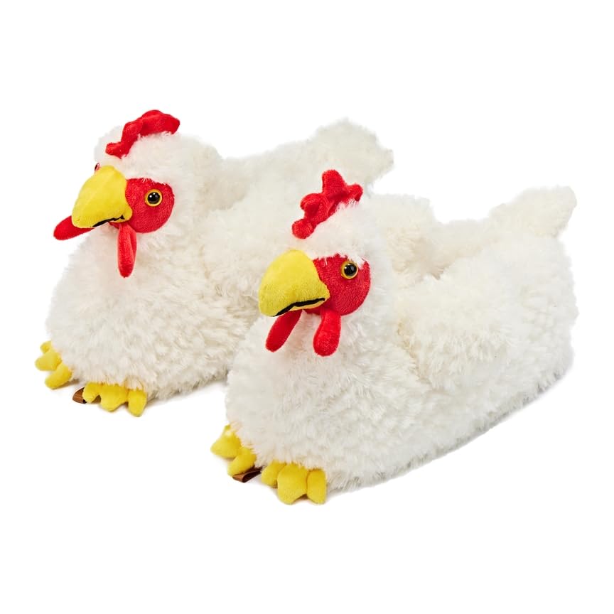 Image of ooohyeah Kids Fuzzy Funny Animal Slippers