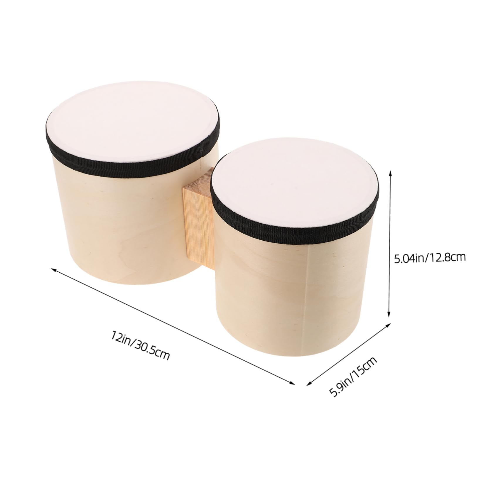 minkissy 1juegos Instrumentos De Percusión Bongós De Madera y De Mano Para Principiantes Educación Musical Aprendizaje De Percusión