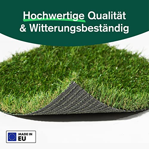 KARAT Premium Kunstrasen für Hunde - Höhe: 40 mm - Trainingsunterlage Hundetoilette Welpentoilette - wiederverwendbarer Gras Ersatz für Balkon, Terrasse, Garten (50 x 60 cm)