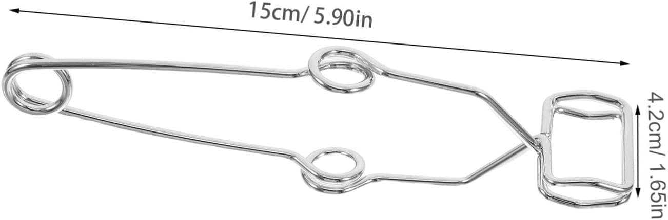 10pcs Large Metal Test Tube Clamps Spring-loaded Tube Holders Laboratory Lab Microscope Accessories for Secure Grip in Experiment Testing