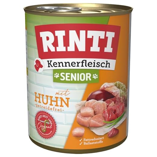 RINTI Kennerfleisch Senior Huhn 12 x 800 g