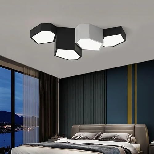 Pendant Lights, Modern Ceiling Lights Home Decoration Accessories for Living Room Dining Lamp Decorative Luminaires(Cold White,4 Light L63 W25cm)
