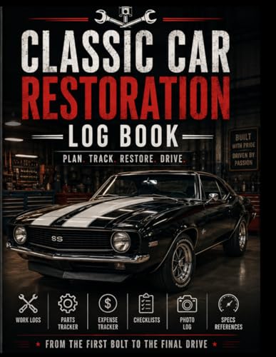 Classic Car Restoration Log Book