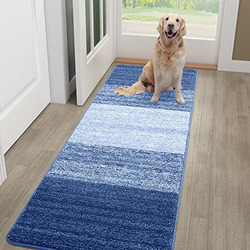Kitinjoy Indoor Outdoor Door Mat, 59x20 Non-Slip Dirt Trapper Doormats