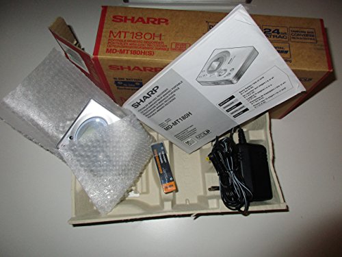 DAB: No Sharp MD-MT 180 H - Lettore MiniDisc, colore: argento