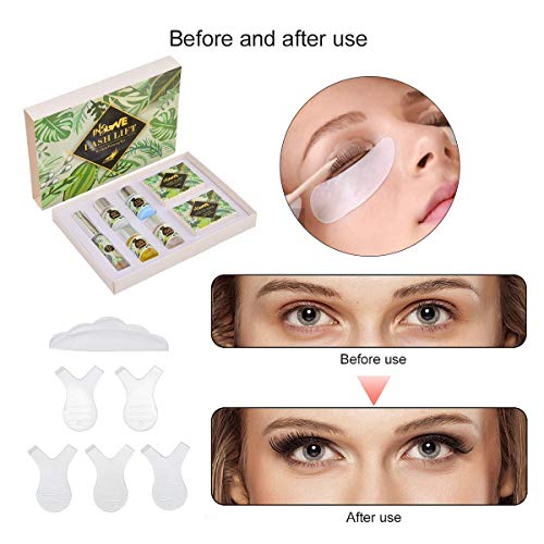 Lash Lift Kit,Makeup Eyelash Kit, Eyelash Curling Perming, Long&Short Eye Lashes Lift Curler Lotion Liquid Eyelash Liquid Curling Perming Curler and and Nutritious Growth Treatments - Thumbnail 6