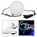 OFKPO 2 pcs LED Boule Lumineuse, Multicolores Lumineuses Balls Lent Fondu de Couleur pour Les Accessoires de Main de Danse du Ventre Nuit, Outil de Sports