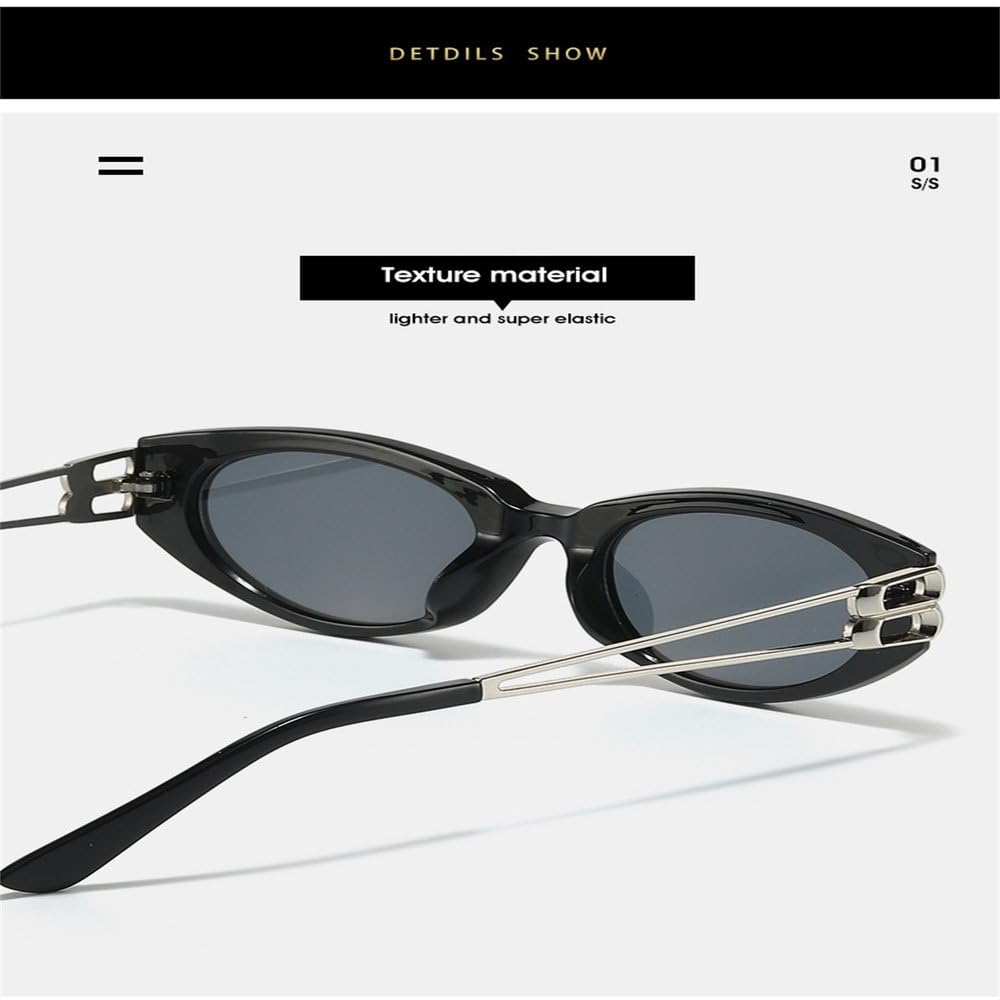 Okulary przeciwsłoneczne damskie w stylu retro z małą oprawką, damskie, w stylu retro, w kształcie kocich oczu, do jazdy