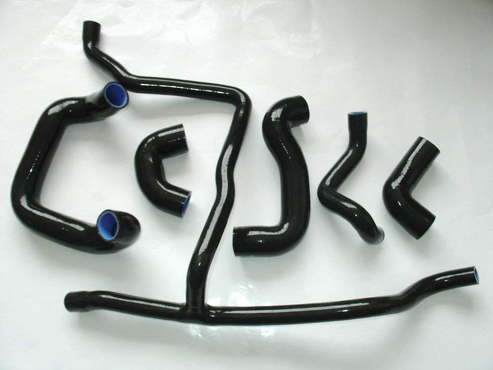 Black Silicone Radiator Hose for B-M-W 3 Series E30 M20 320i 325i Pre Facelift Non-A/C 1989-1992 1989 1990 1991 1992