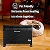 DONYER POWER Convector Radiator Heater 2000W Room Heating with Adjustable Thermostat Black - Image 4