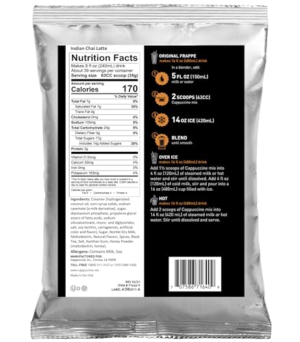 Té Chai Latte Indian Mix 3 Pound Pack miniatura 2