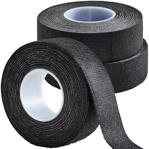 Image of Wire Harness Cloth Electrical Tape, 1 Inch x 50 FT (3 Rolls), Automotive Wire Loom Heat Wrap Tape - Fabric Felt Cloth Wiring Harness Tapes, Heat Resistant for Car Engine, Wires, Electrical Wiring