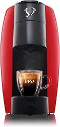 Cafeteira Espresso LOV Vermelha, 220V - TRES 3 Corações