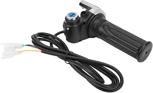 Miniatura 5 de KIMISS Acelerador eléctrico para bicicleta, acelerador eléctrico de 48 V, acelerador eléctrico de bicicleta con indicador LED, juego de llaves de