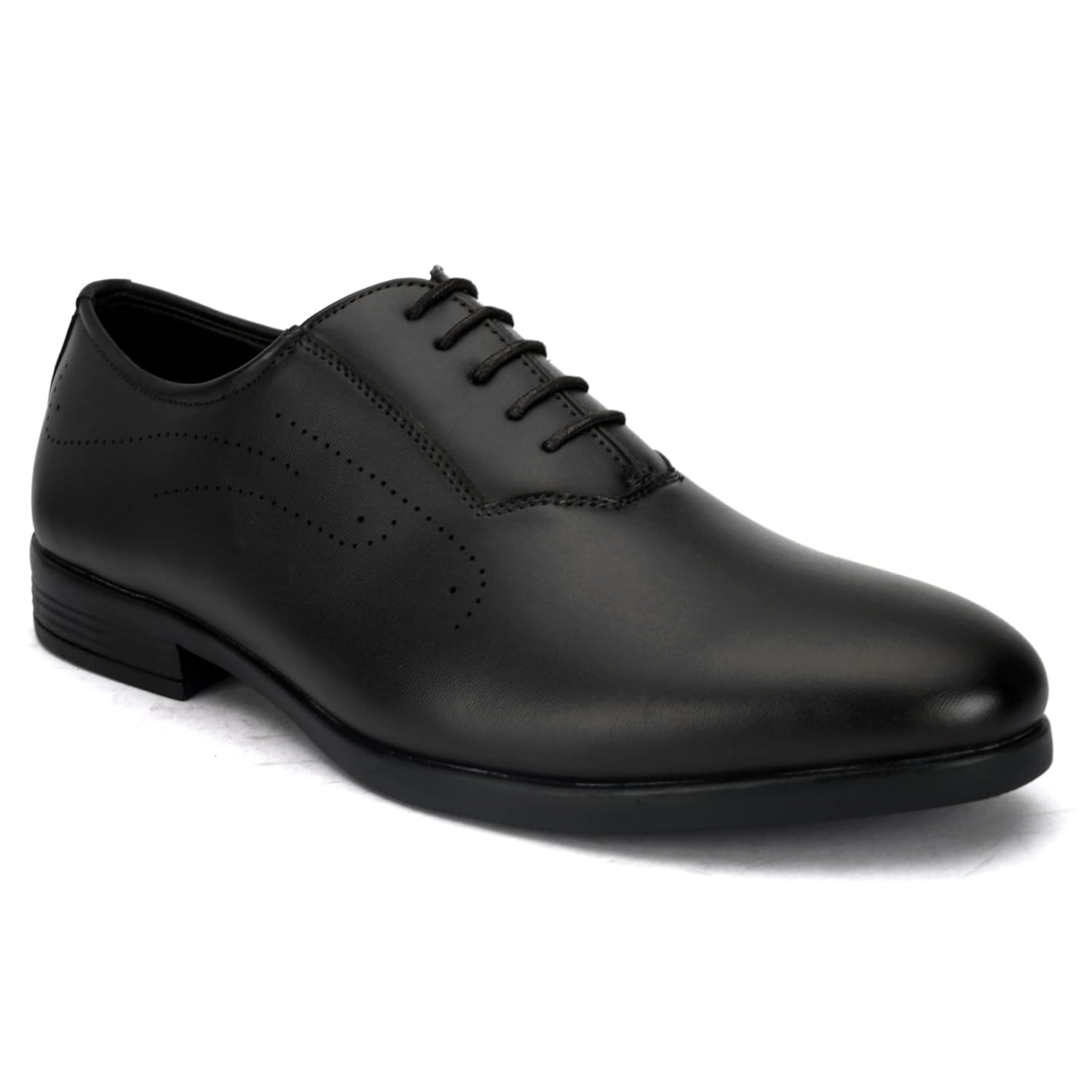 Mens Quantum Quests Formal Shoes | Solid Office Wear Durable Classic Brogues Oxfords Shoes | Elegant | Durable | All Day Extra Comfort Footwear-image-9