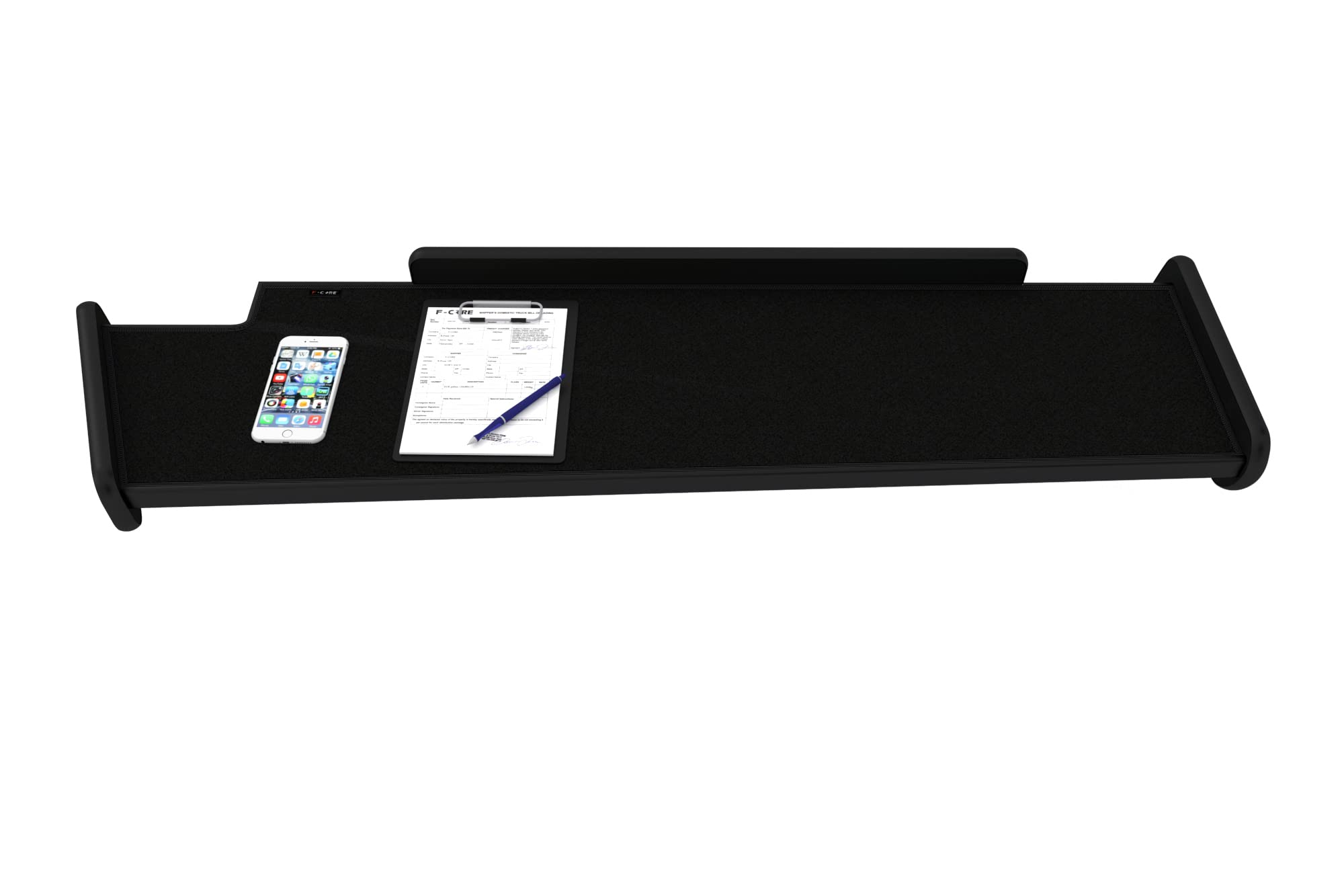 F-CORE Tafels op het dashboard vrachtwagen compatibel voor MAN TGX 01.07-03.20 Midden ROOD