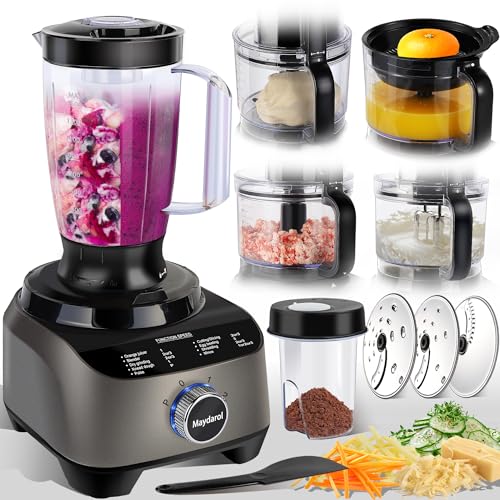 11 in 1 Food Processor Blender Combo,51oz Juice Blender, large
