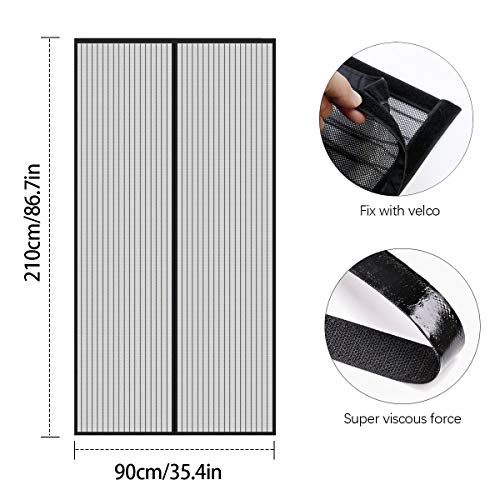 Zanzariera Magnetica per Porte 90 x 210 cm Tende