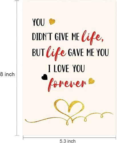 Miniatura 4 de Tarjeta de cumpleaños para esposa, marido, tarjeta de aniversario para esposa, novia, novio, tarjeta de feliz día de San Valentín para ella, él,