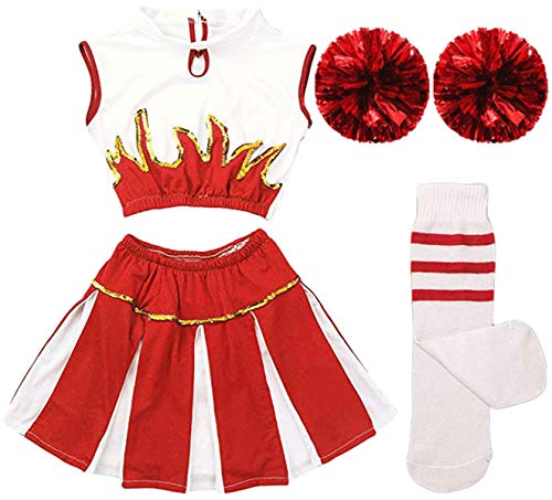 image for Staringirl Girls Kids CheerLeader Uniform Costume Soccer Carnival Part