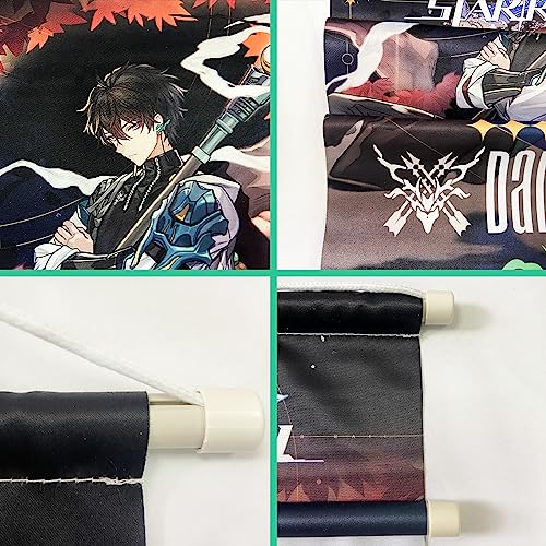 Image of Honkai: Star Rail Scroll Poster for Indoor Decor(27.5 inch x 10 inch), Hanging Wall HD Printing Artistic Canvas Honkai: Star Rail Character Posters for Game lovers. (FeiXiao)