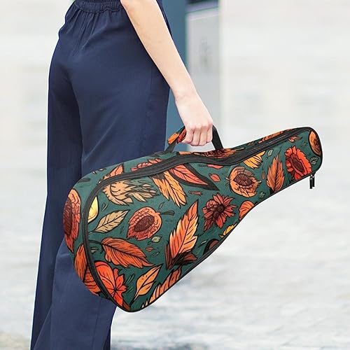 Waterproof Oxford Cloth Ukulele Bag Fairy with Bird and Flower Durable & Stylish Ukulele Case with Storage Thanksgiving Hat Print - Les Beatles, Paul McCartney, John Lennon, RIngo Starr, George Harrison Waterproof Oxford Cloth Ukulele Bag Fairy with Bird and Flower Durable & Stylish Ukulele Case with Storage Thanksgiving Hat Print – Image 7