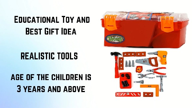 Maletín De Herramientas De Juguete 203 Piezas Con Taladro Funcional – Juego Educativo De Construcción Para Niños De 3 A 12 Años, Ideal Para Viajes