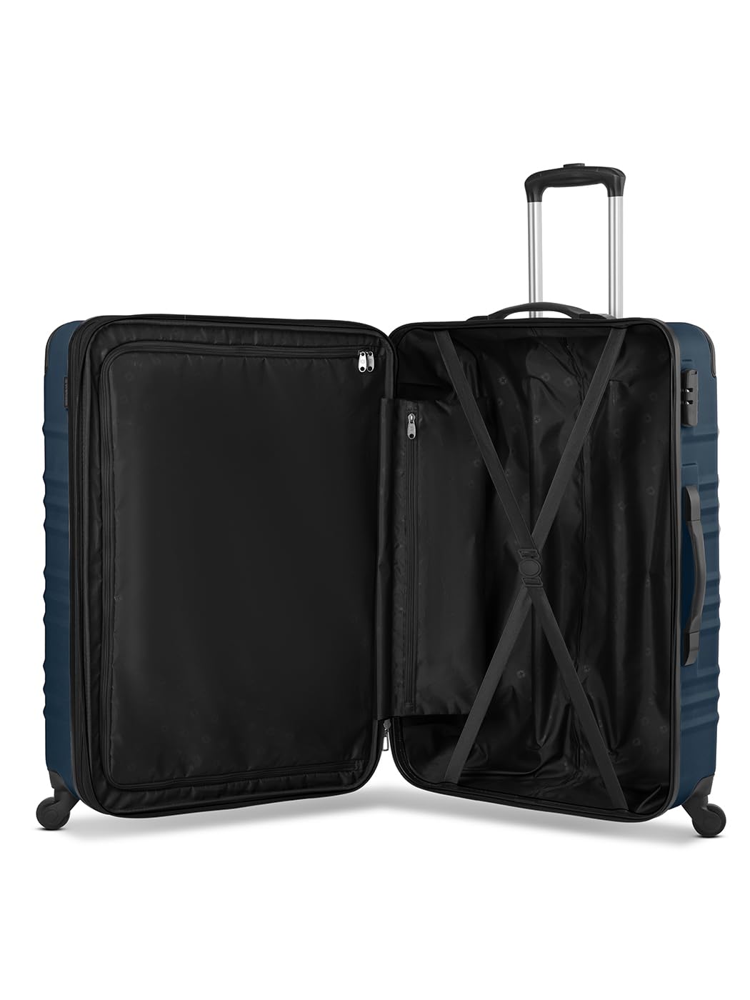 WENGER Amplar Evo Parent, blu navy, Koffer L + (75 cm), Bagaglio rigido