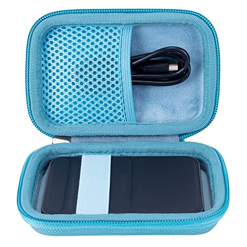 Funda rígida de viaje para cargador Anker 621/622/633 azul