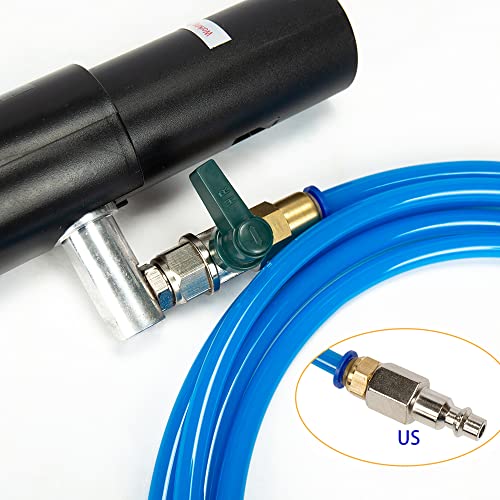 Image of Pneumatic Air Blow-dust Gun Car Wash Interior Cleaning Gun for Blaster Vacuum Cleaner Vacuum Gun Car Detailing(Aluminiun Rotate Tube)