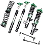R9-HS2-089 compatible with Ford Focus ST (MK3) 2013-18 Hyper-Street II Coilover Kit w/ 32-Way Damping Force Adjustment Lowering Kit by Rev9, 32 Damping Level Adjustment