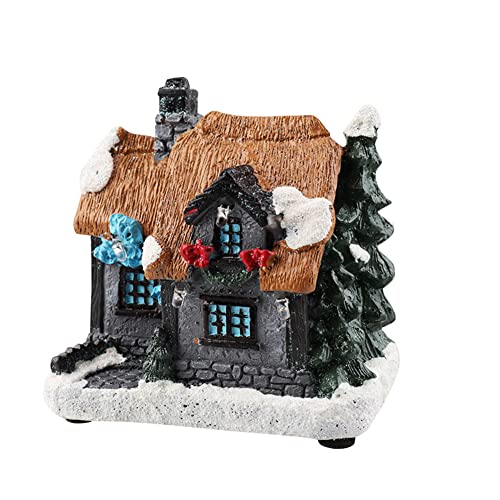 Weihnachtsdorf Deko Ornaments, Weihnachtsdorf Mit LED-Licht,...