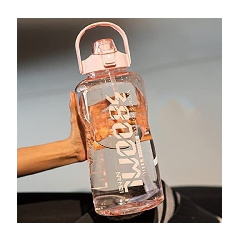 Wasserflasche Trinkflasche Sportflasche Wasserflasche Mit Großem Fassungsvermögen, 1,5 L, 2,0 L, 3,8 L, Mit Griff, Outdoor, Fitnessstudio, Flaschen, Fitness, Sport, BPA-frei, Niedlicher Krug, Durchsic
