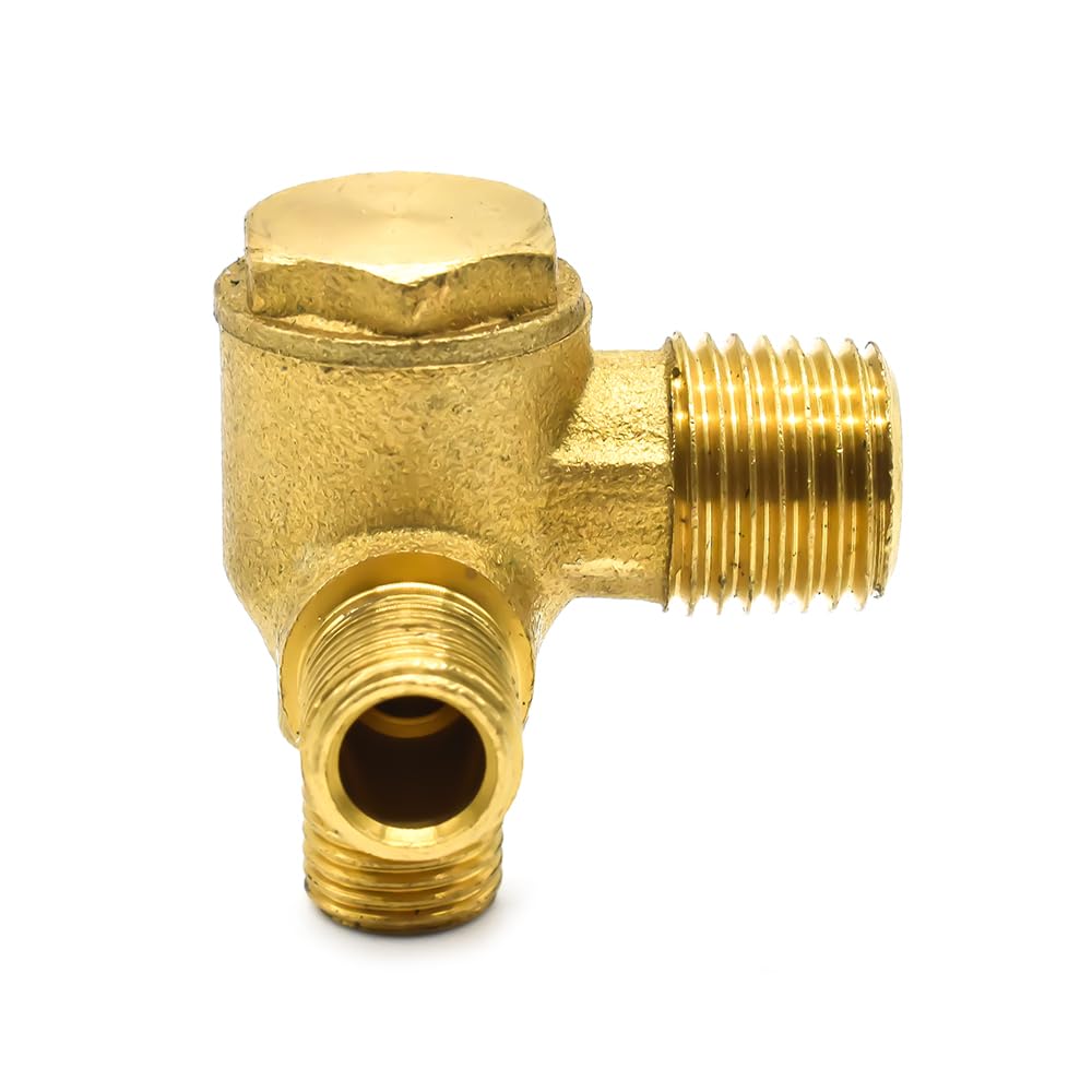 Interstate Pneumatics CVC7021 1/4 Inch 90° Left Check Valve