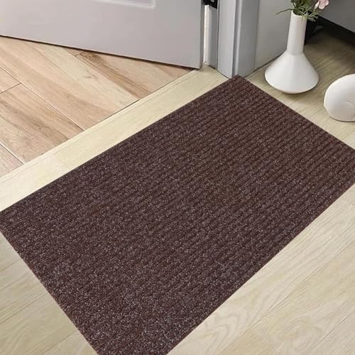 Fußmatte Innen 90 x 110 cm Schmutzfangmatte rutschfest, Waschbar & Wetterfest Fußmatte für Eingangsbereich für Eingangsbereich Oder Balkon, Braun Fußmatte Innen 90 x 110 cm Schmutzfangmatte rutschfest, Waschbar & Wetterfest Fußmatte für Eingangsbereich für Eingangsbereich Oder Balkon, Braun