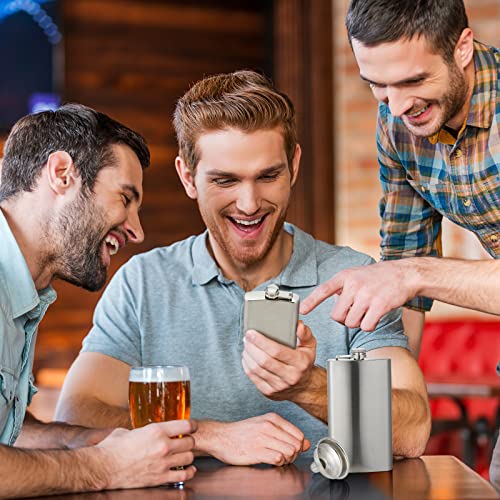 10 Sets 12 Oz Stainless Steel Hip Flask Silver Metal Flasks For Liquor With Funnel Whiskey Flask For Men Women Leak Proof Drinking Flasks Alcohol Flask Liquor Flask For Wine Wedding Party Gift Outdoor #TOP5