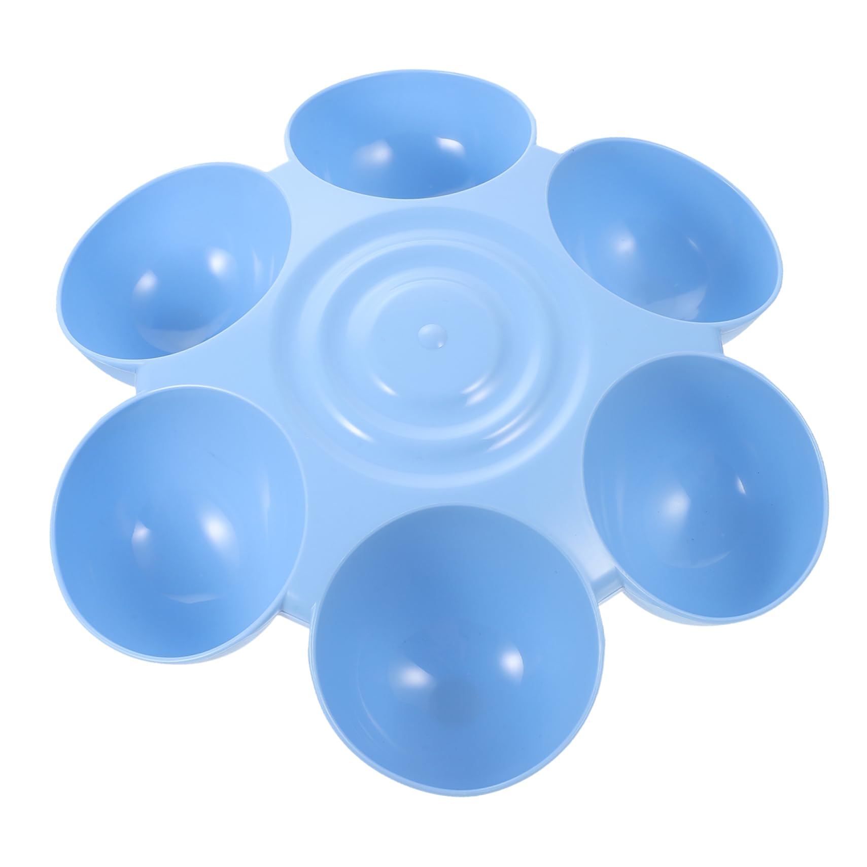 FONDOTIN Decorative Flower Shaped Pet Food Bowl Multi Functional Dog Feeder and Cat Feeding Plate for Easy Mealtime Durable Plastic Design for Puppies and Kittens