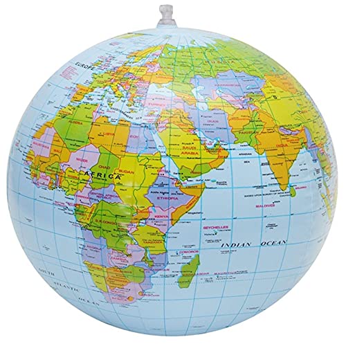NLLeZ 1 stück 30 cm aufblasbare globus Welt Erde Ozean map Kugel geographie Lernen pädagogische Strand Ball Kinder Spielzeug Hause büro Dekoration strandball Cover