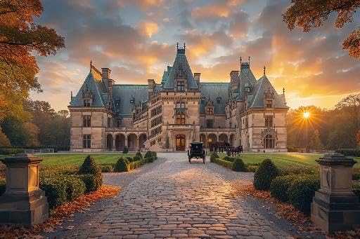 Fun Jigsaw Puzzle for Adults 1000 Pieces The Biltmore Estate in Asheville North Carolina Wooden Puzzles Best Brain Exercises Educational Gift Home Decor