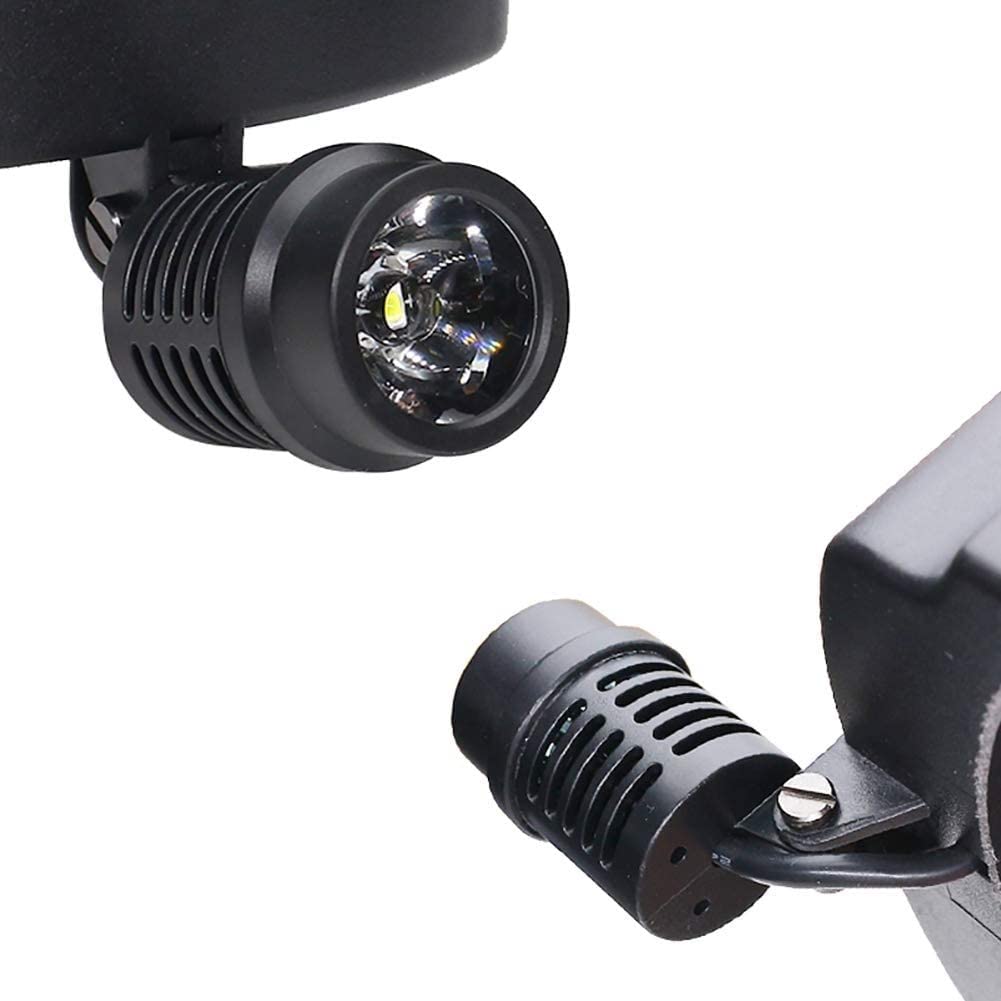 Lampe frontale spécifique pour dentiste, lumières chirurgicales à LED 3W, lumières chirurgicales avec bonne bande de points lumineux pour dentisterie ORL Soins de la chirurgie plastique 90-250V