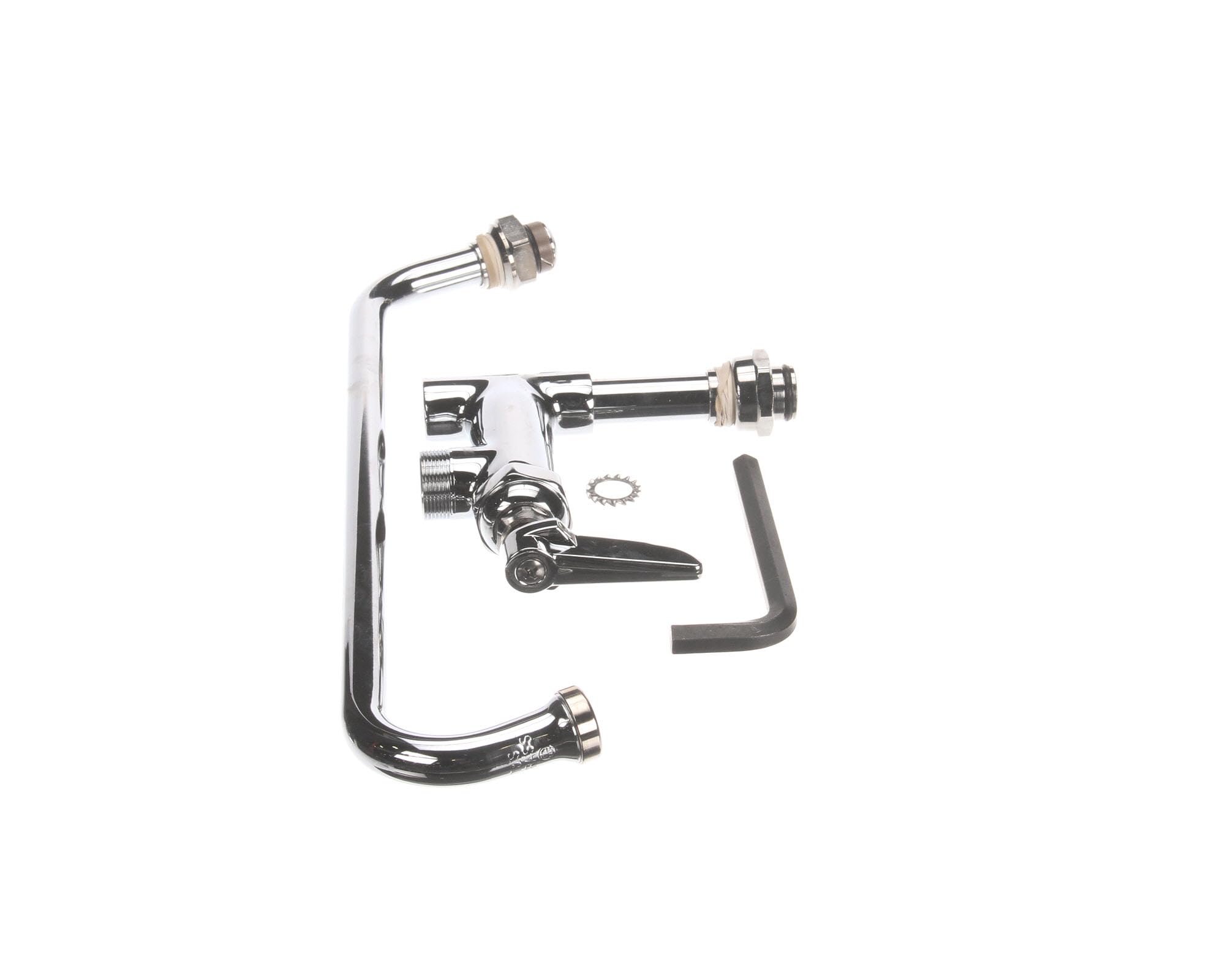 T&S Brass B-0156-EZ Grifo de fácil instalación con boquilla de 12 pulgadas y mango de palanca